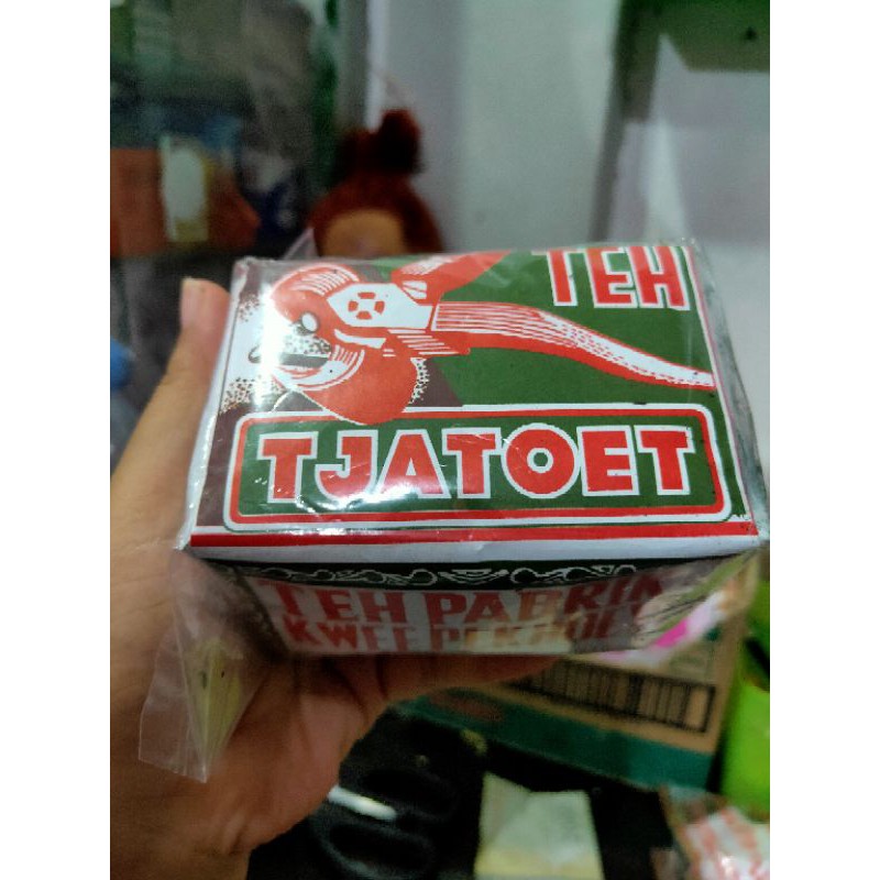 

teh Tjatoet teh tubruk Catut hijau