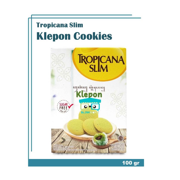 Tropicana Slim Klepon Cookies Biskuit Diet Sugar Free 100 gr