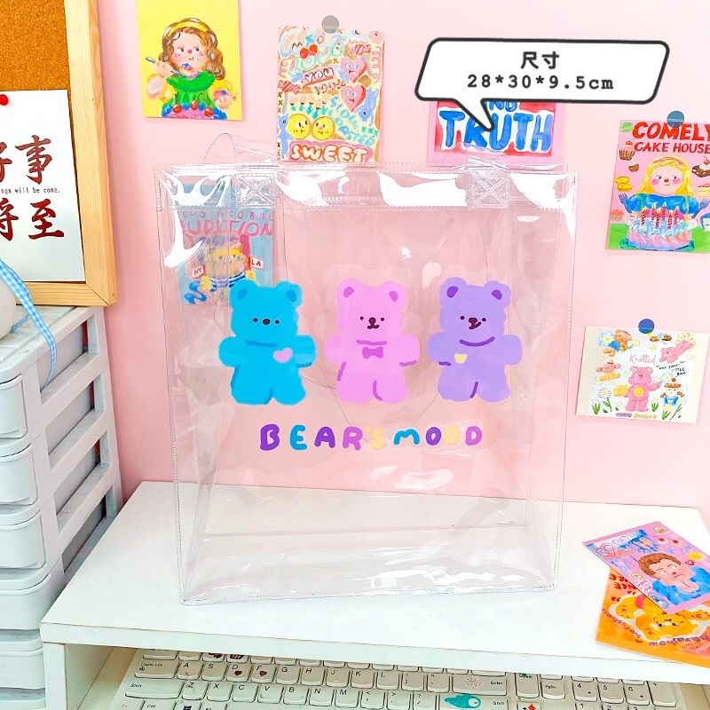 tas lucu pvc bear bag
