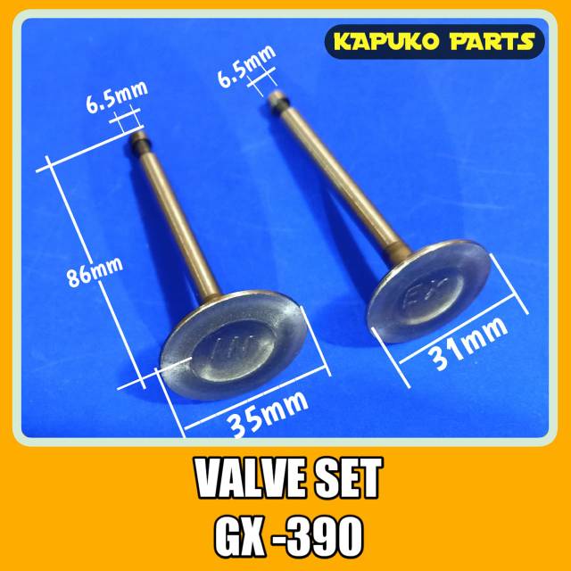 GX 390 KLEP UNTUK MESIN PENGGERAK HONDA