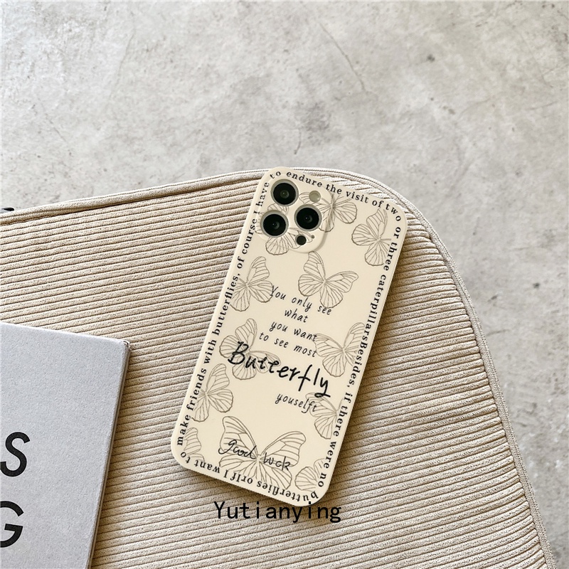 Butterfly Case Motif Kupu-Kupu Untuk Vivo Y11 Y20s G Y20 Y12 Y15S Y15A Y21S Y21 2021 Y33S Y17 Y15 Y50 Y30 Y53 Y91C Y95 Y12i Y12S