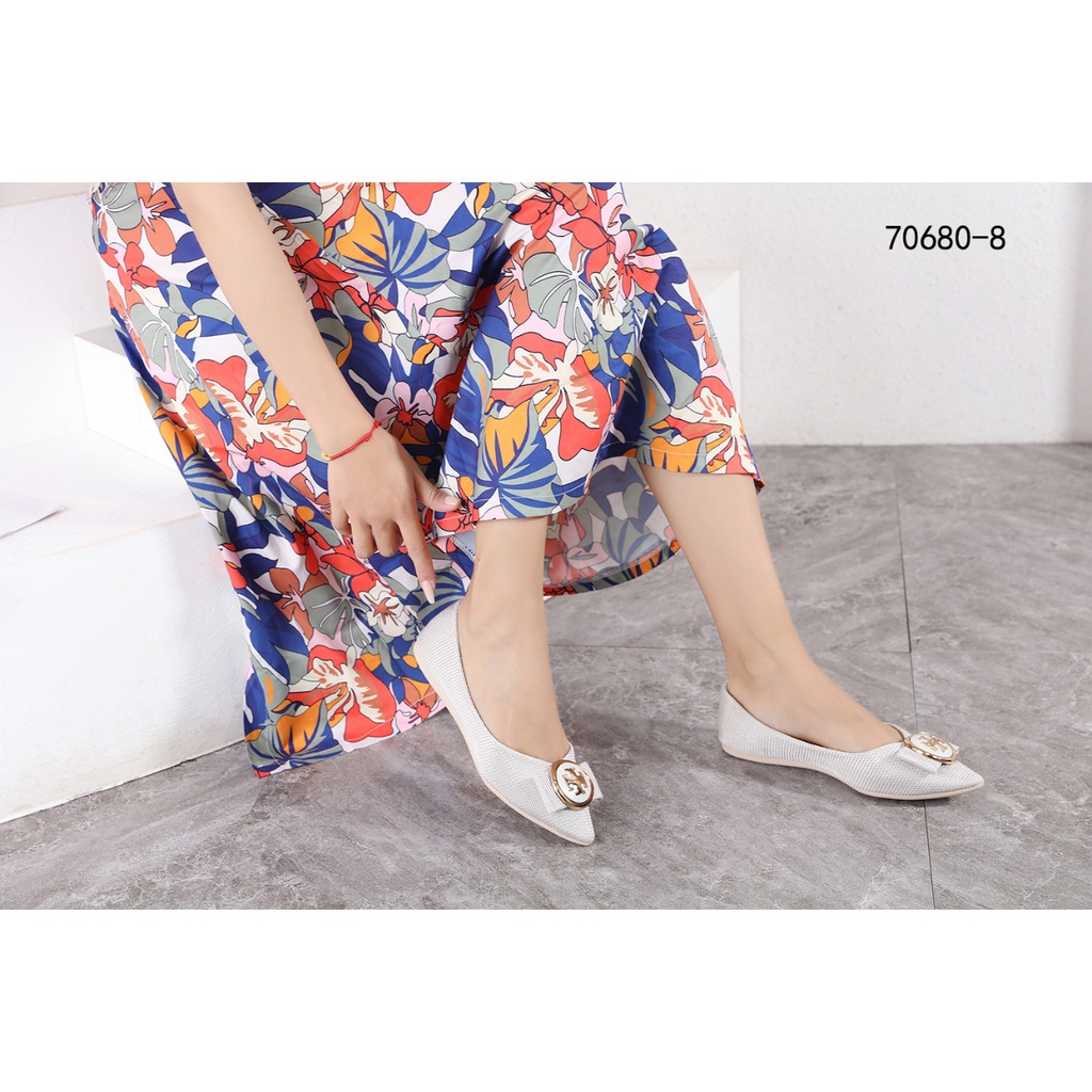 PR 09 New Logo Canvas Flat Shoes #70680-8