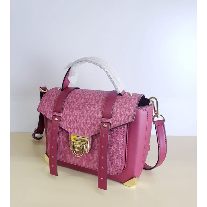 Authentic mk manhattan. Medium th school satchel leather