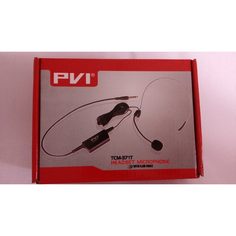 Unik PVI TCM 371T HEADSET MIC CONDENSER MIK CONDENSOR MICROPHONE MIKROFON Berkualitas