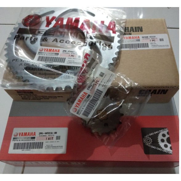 Gir Set Rantai Roda Kit Yamaha R15 Lama 2PK WF01A 00