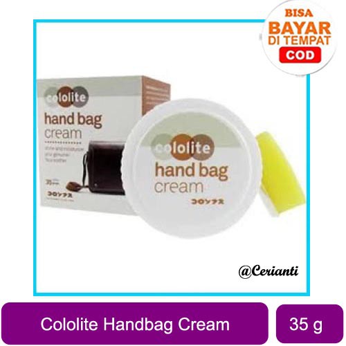 COLOLITE HAND BAG CREAM 35GR PERAWATAN TAS DAN HANDBAG KULIT