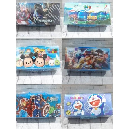 

[KODE PRODUK PSBHO8587] Kotak Pensil Kode karakter 3D TANPA LAMPU 3 SUSUN ada Cermin