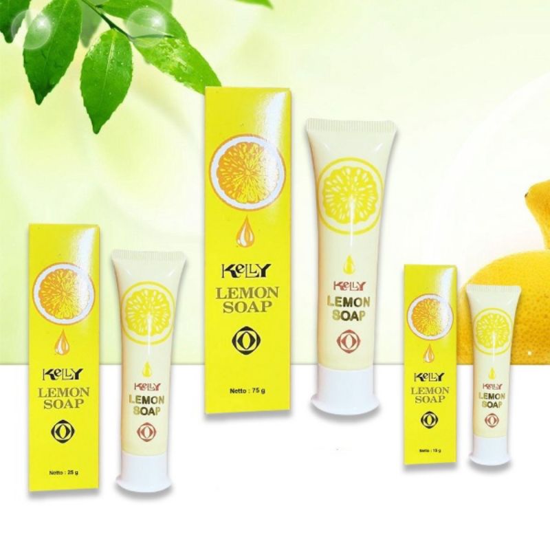 SABUN CUCI MUKA KELLY / KELLY LEMON SOAP 15gr / 25gr / 75gr