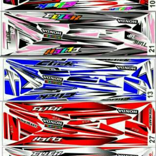 Sticker Striping Variasi Thailand Thailook Vario Cw 110 Karbu/Vario 110