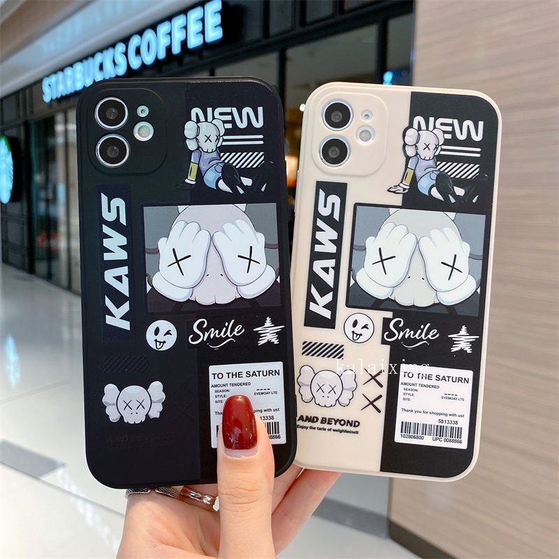 Kwas Casing for iPhone 13 Pro Max 13 mini 12mini 11ProMax 11 Pro XR Xs Max 7Plus 8Plus Bentuk Kotak