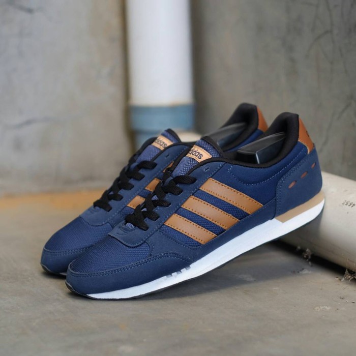 adidas neo city racer navy brown