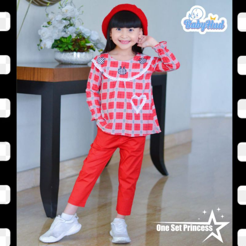 setelan anak usia 2 tahun One Set Princess Baby hud