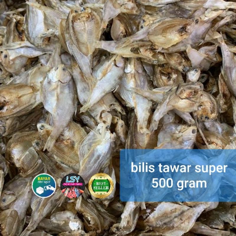 

ikan bilis tawar belah super 500 gram