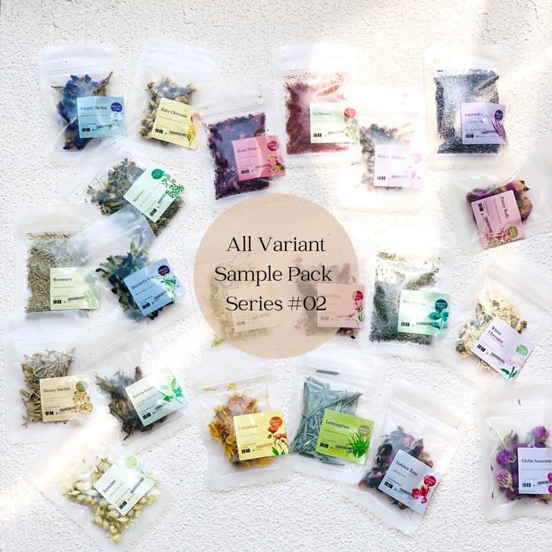 

Organic&Joy• Teh bunga kemasan travel/All variant teh bunga size mini/ lavender,chamomile,telang dll