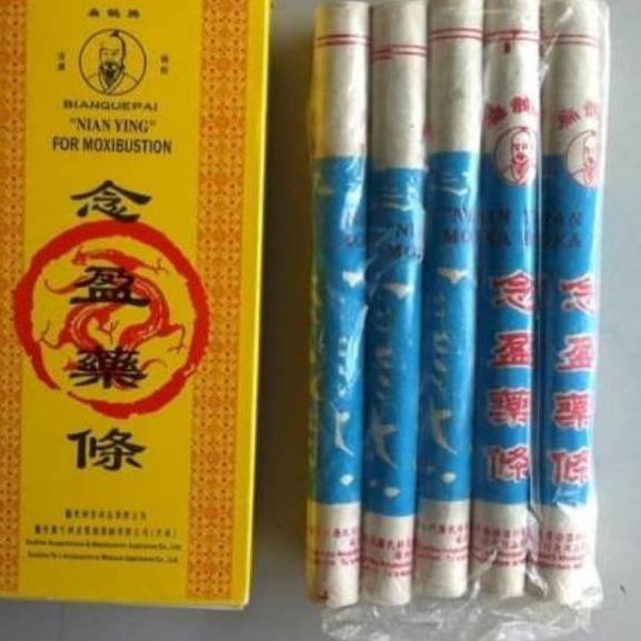 Tertarik?,, Moxa asap / Moksa Asap Isi 10 Batang ,Moxa Akupuntur Moxibustion roll %