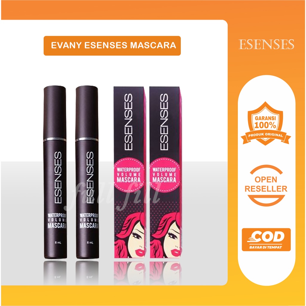 EVANY ESENSES MASCARA - WATERPROOF VOLUME MASCARA - EVANNY MASCARA