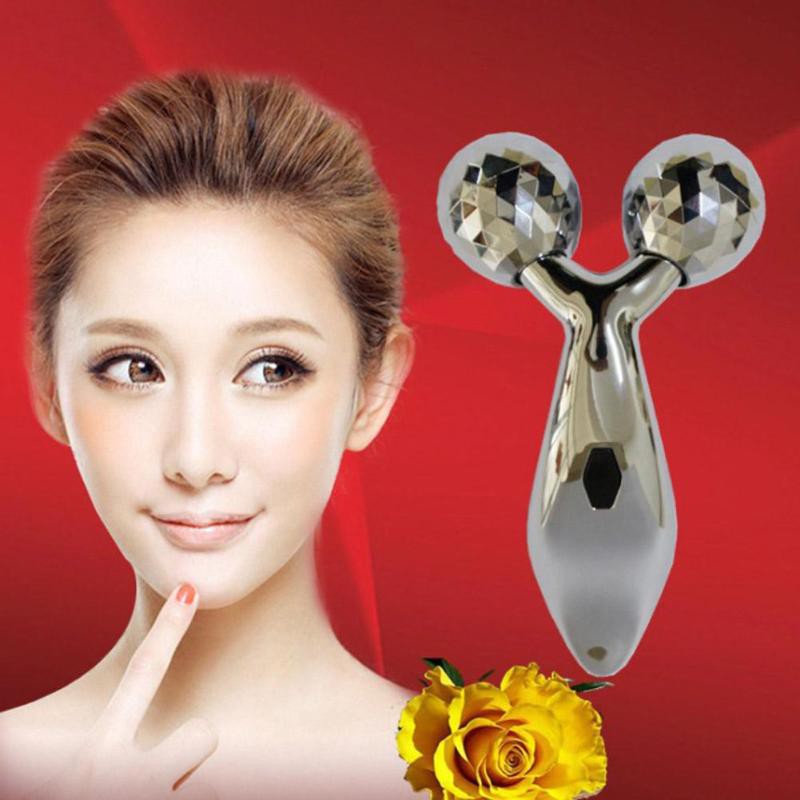 Alat Pijat 3D Massager Tubuh Wajah Manual Genggam Non Elektrik Pijit Kesehatan Roller Diamond