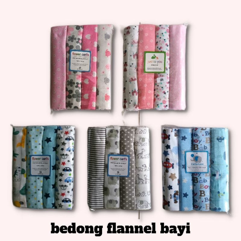 Bedong Nextbluefly Tebal / Selimut Bayi Flanel