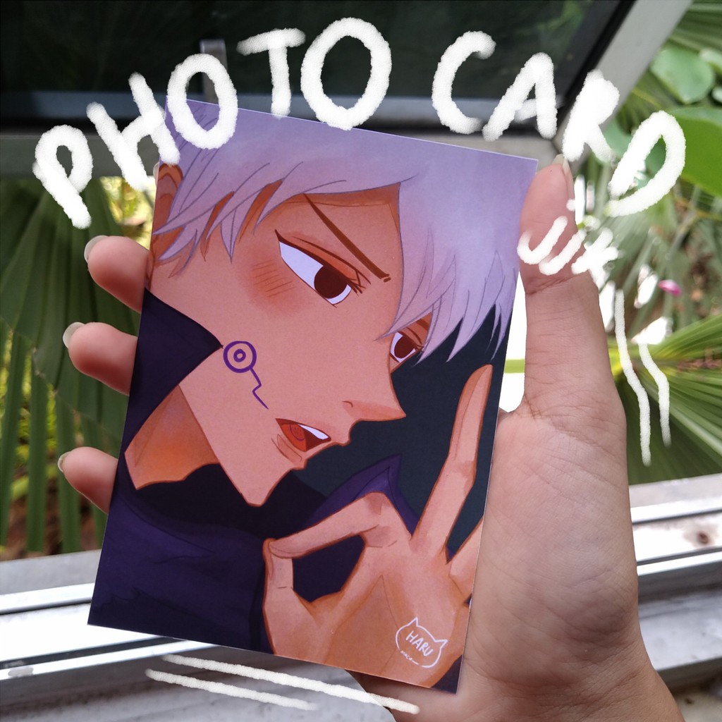 JUJUTSU KAISEN FANART PHOTOCARD (KERTAS GANTENG) INUMAKI TOGE | MERCH