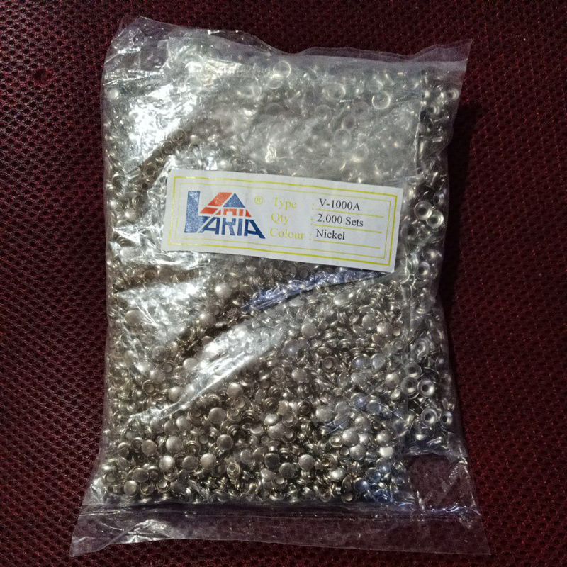 

PAKU CENTANG RIVET/KELING 7x5mm PER PAK 2000 SET
