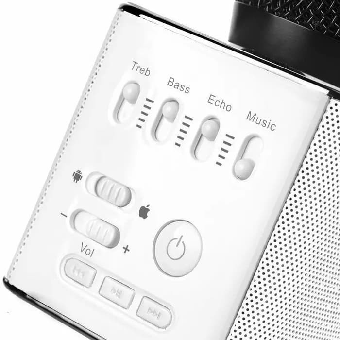 MIC BLUETOOTH WITH SPEAKER Q9 +BAG KARAOKE SPEAKER MICROPHONE SMULE