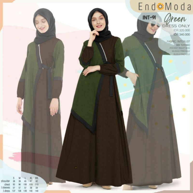 GAMIS ENDOMODA INT 91 MAROON &amp; GREEN