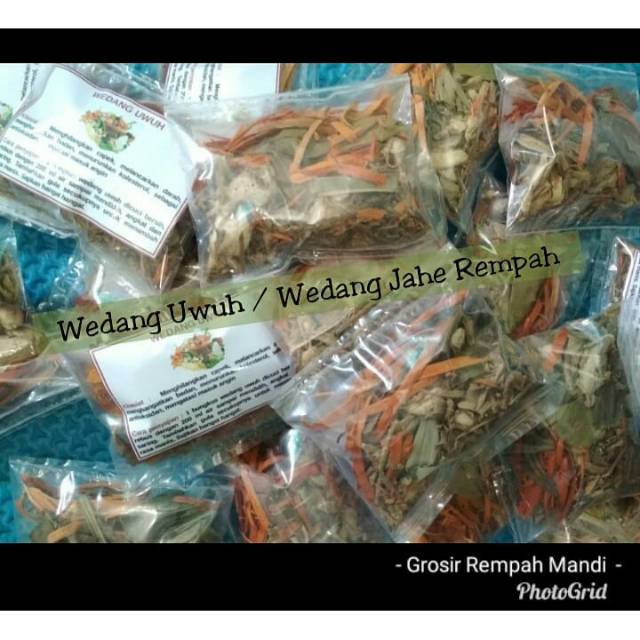 

Ecer - Wedang Uwuh Jahe Jeruk Nipis Plus Gula Batu.