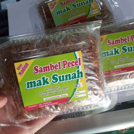 &quot;Sambel Pecel Mak Sunah&quot; khas Madiun berat 250gr