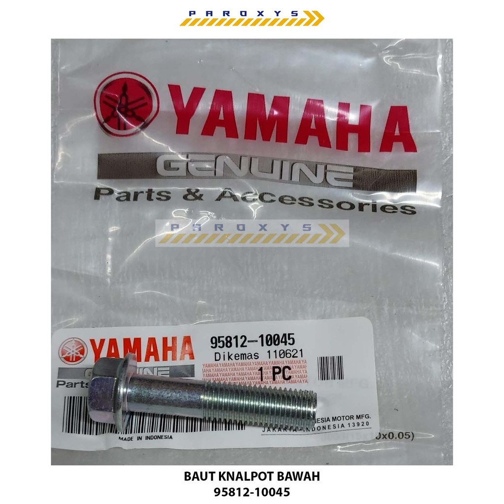 BAUT KNALPOT BAWAH 95812-10045 NMAX AEROX 155 ORI YGP