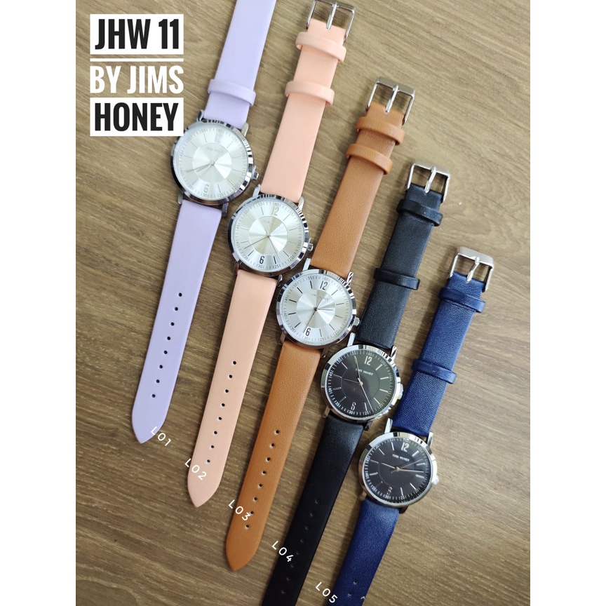 JIMS HONEY JAM TANGAN WANITA JHW 11  (FREE BOX + BATERAI)