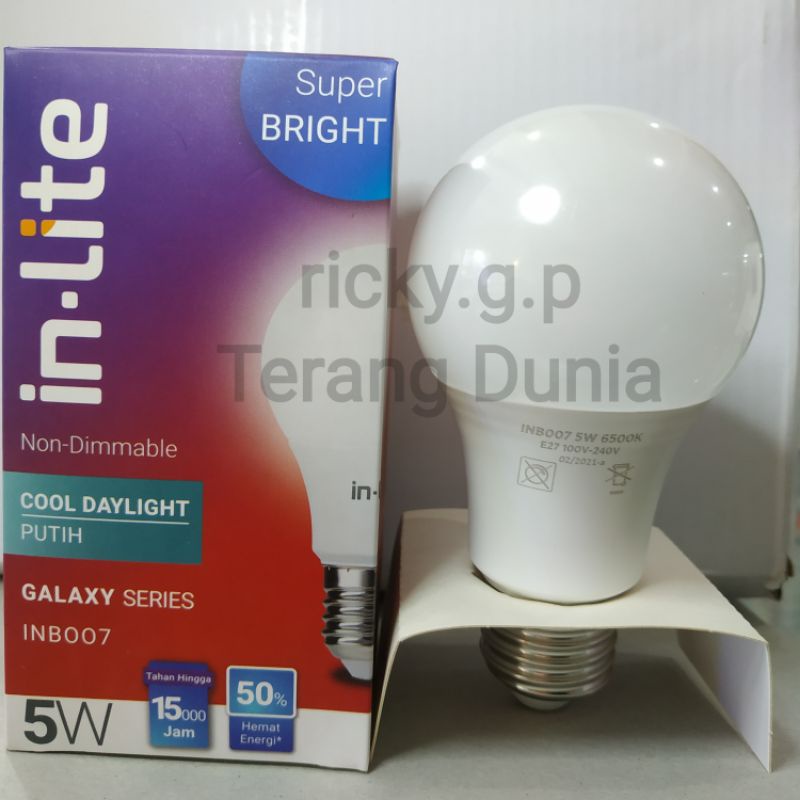 inLite LED 5 watt bohlam