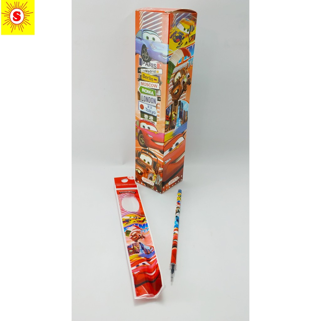 

Isi Pen Gel Refill Ulang Karakter 0.5 mm Pulpen Bolpen 20 V - HItam