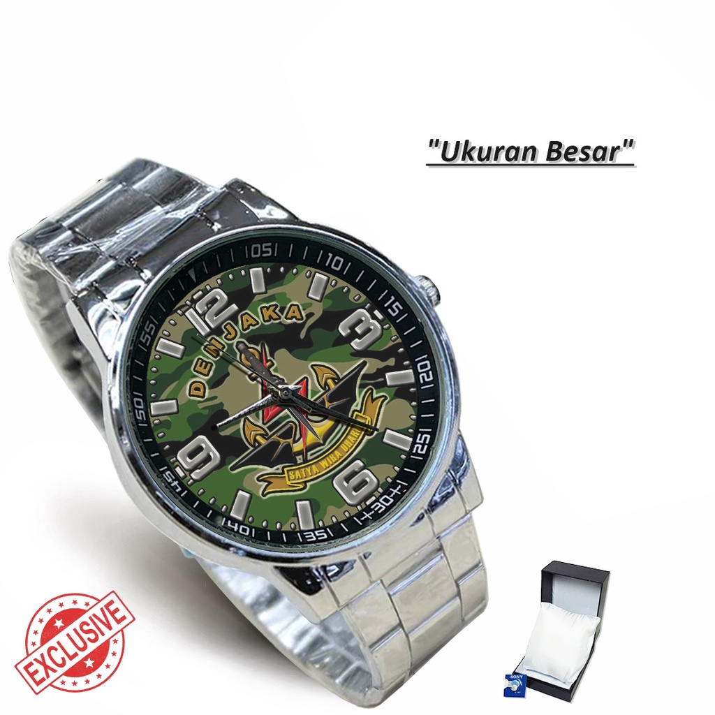 Jam Tangan Rantai Couple DENJAKA TNI AL 01 (Limited Edition)