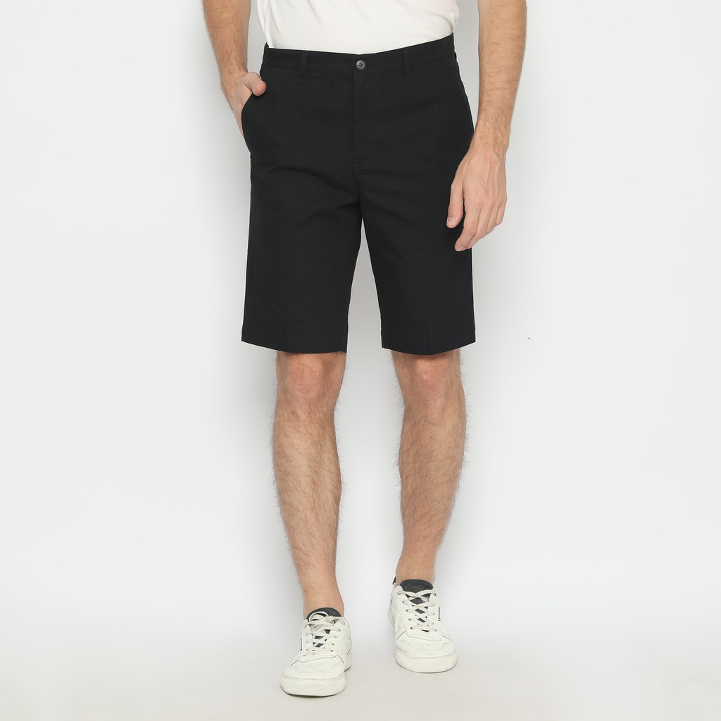 Platini Celana Pendek Chino Hitam Katun 5301