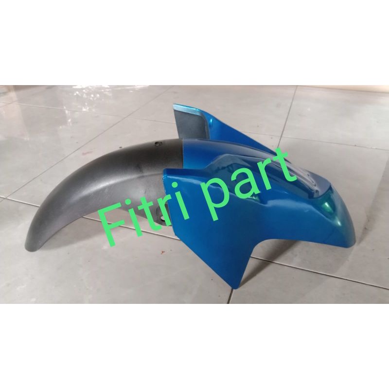 Selebor Spakbor Depan Jupiter MX New 135 MX New Biru muda