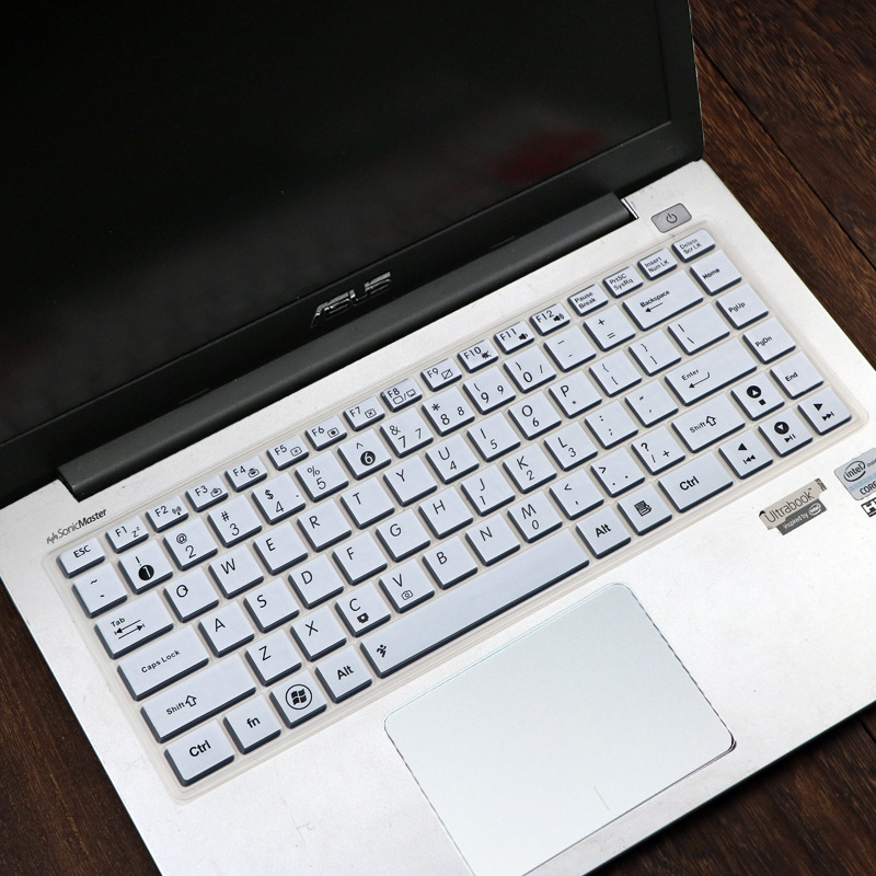 Cover Pelindung Keyboard Laptop Bahan Silikon Ultra Tipis Untuk Asus A40J A43S A43E A450 14 Inci