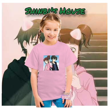 Kaos Anak Perempuan & Laki Laki Murah HARI KOO KANG LIM SHINBI HOUSE LENGAN PENDEK PREMIUM