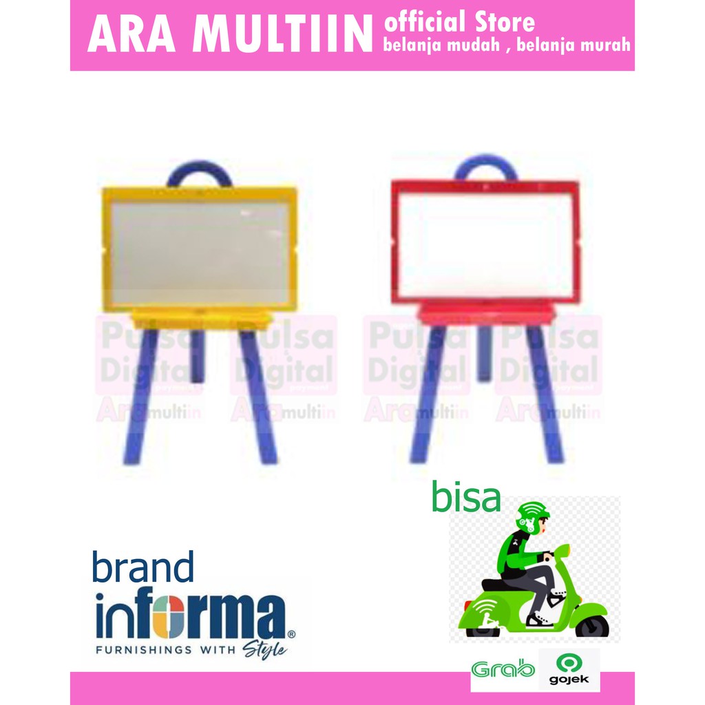 

INFORMA - YARIS PAPAN TULIS ANAK / DRAWING STAND KIDS / WHITE BOARD