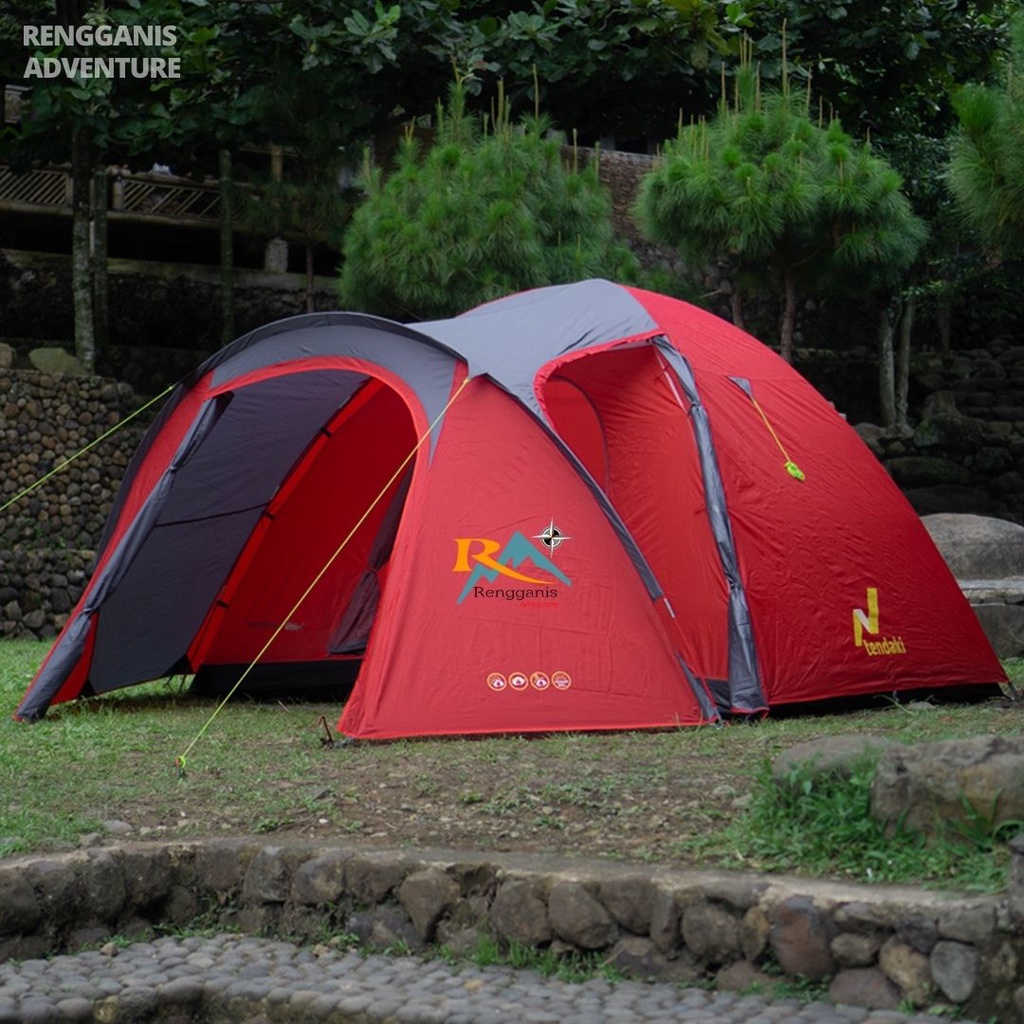 TENDA CAMPING TENDAKI MOLUCCAS 6 PRO 6 - 8 ORANG TENDA FAMILY DOME GUNUNG