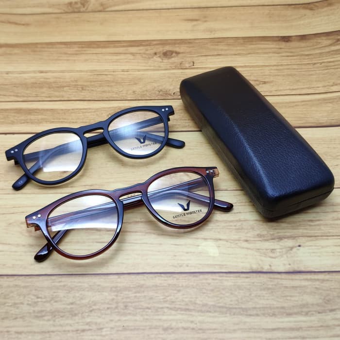 Frame Kacamata Gentle Monster Rounded Free lensa minus