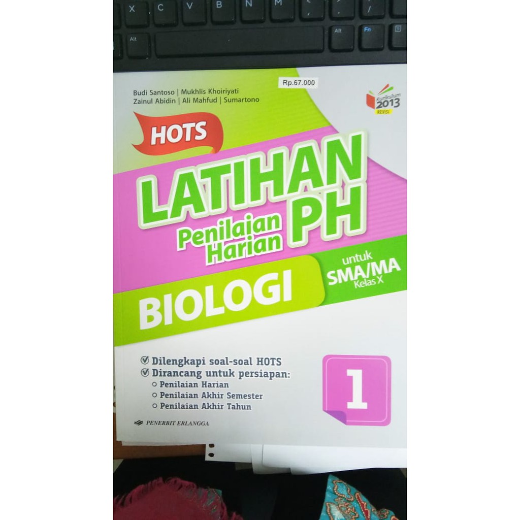 Jual Hots Latihan Penilaian Harian Biologi Smama Klsxk13npenerbit Erlangga Indonesiashopee Indonesia