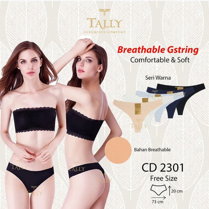 G STRING CELANA DALAM MINI WANITA CD 2301 BAHAN BREATHABLE TERMURAH