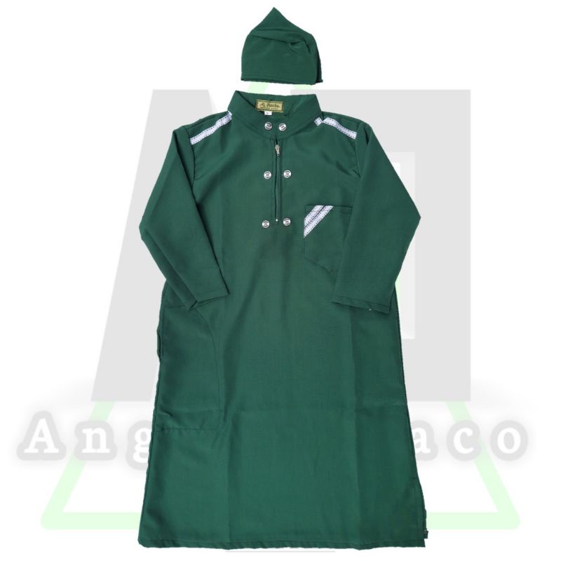 Jubah Gamis Anak Laki-Laki Hijau / Jubah / Gamis / Jubah Gamis Anak / Jubah Gamis Anak Laki-Laki