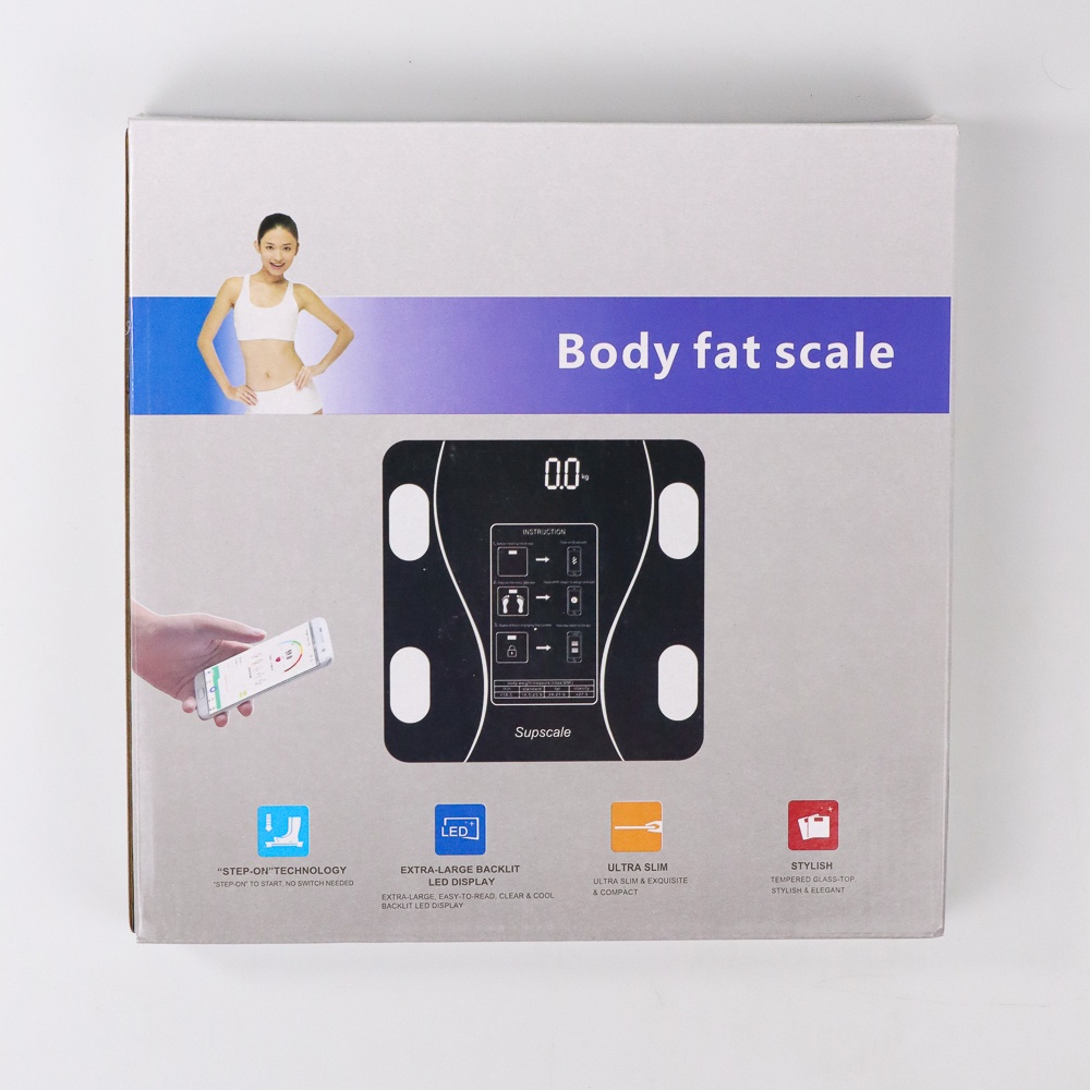 TIMBANGAN BADAN DIGITAL ELETRONIK HEALTH SCALE 180KG BODY FAT UKUR KADAR LEMAK