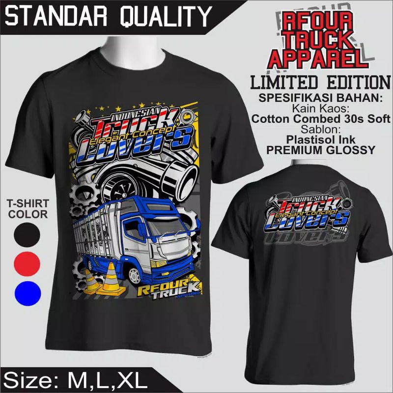 Kaos Truck Mania Terbaru / Kaos Truck Center / Driver Oleng / Driver Muda / Kaos