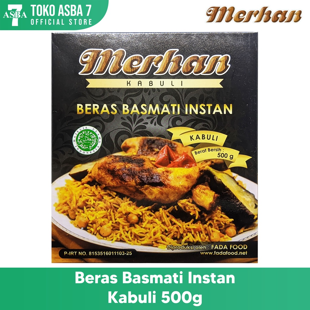 

MERHAN INSTAN BASMATI RICE KEBULI 500G