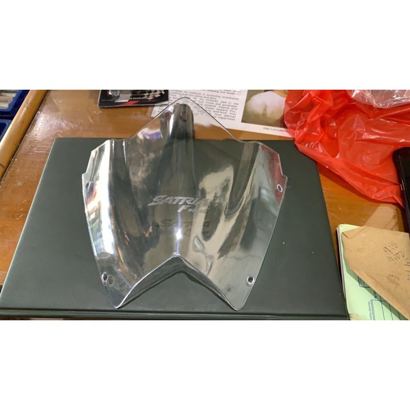 visor windshield satria fu old dan new bening dan riben