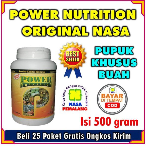 NASA - Pupuk Organik Buah Power Nutrition / Power Nutrition NASA 500 gram