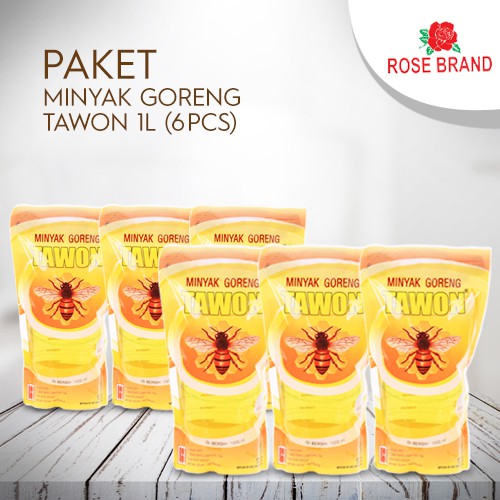 Bundle    Minyak Goreng Tawon 1 Liter (6 Pcs) | Shopee Indonesia