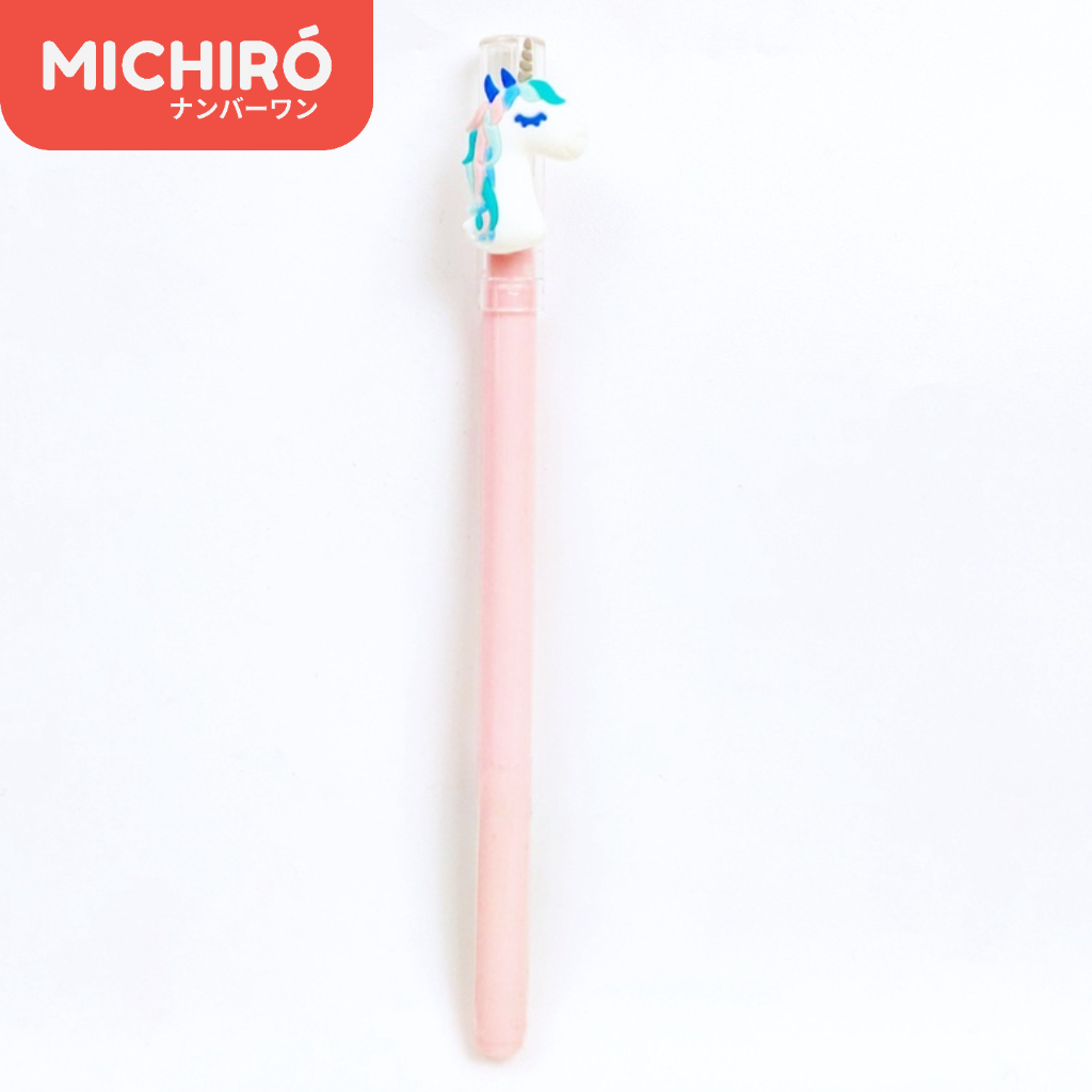 

Michiro Pulpen Gel Unicorn Tinta Hitam Gel Pen Lucu Unik Tip Pena 0,5mm Unicorn Breeze Gel Pen